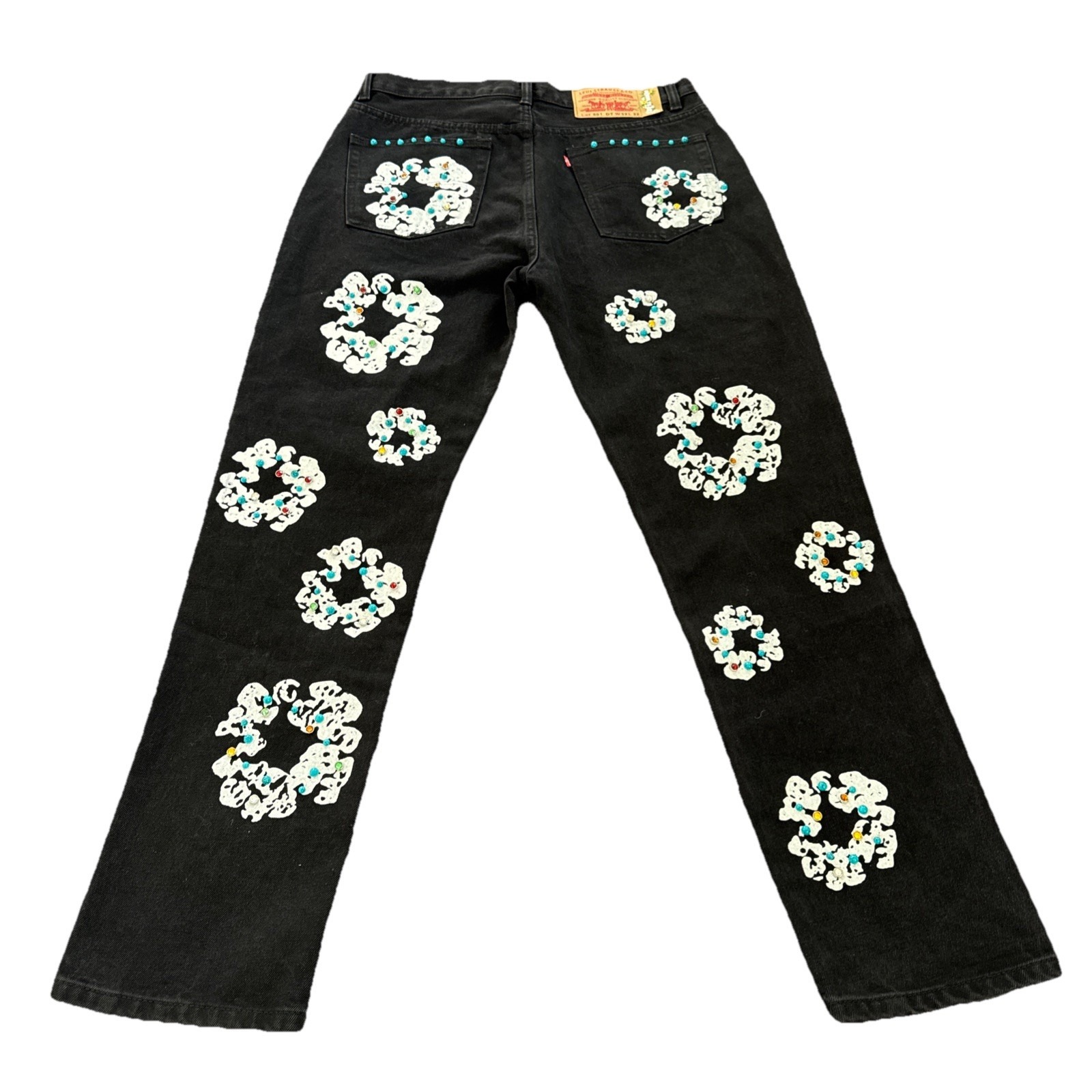 Levi's Denim Tears Cotton Wreath Jeans Size 32x32 Great Condition 100% Authentic